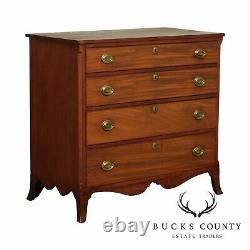 Antique American Federal Period Mahogany Chest of Drawers