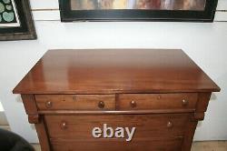 Antique American Mahogany 5 Drawer Chest late 1800's H 41 x W 38 x D22