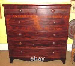 Antique American Mahogany Chest of Drawers Circa 1810