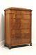 Antique Biedermeier Style Crotch Mahogany Tall Chest of Drawers