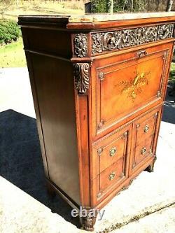 Antique Butlers chest with desk
