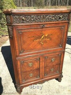 Antique Butlers chest with desk