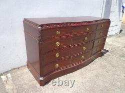 Antique Dresser Mahogany Wood Art Deco Chest of Drawers Wood Furniture Bedroom