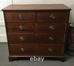 Antique Early Mahogany Chippendale Chest Circa 1800
