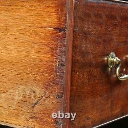 Antique English Georgian Mahogany Tall Chest on Chest with Drawers / Tallboy