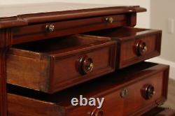 Antique English Mahogany And Rosewood Bachelor's Chest