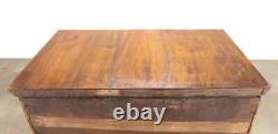 Antique Enlish Queen Anne Seaweed Marquetry Mahogany Chest On Stand