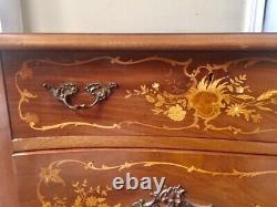 Antique Inlaid Chest Buffet Sideboard Dresser