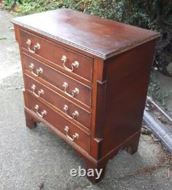 Antique Mahogany 19th Century Apprentice Piece Chest Drawers 60 cms Tall x 52 cm