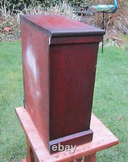 Antique Mahogany Apprentice Piece, Small Chest of Drawers with Provenance 1888