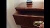 Antique Mahogany Bow Fronted Chest