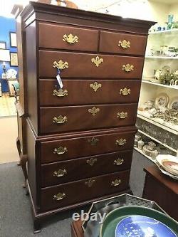 Antique Mahogany Chest On Chest