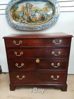 Antique Mahogany Chest of Drawers Commode Sideboard Cabinet English