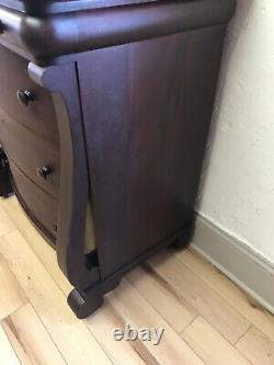 Antique Mahogany Empire Chest of Drawers w. Mirror