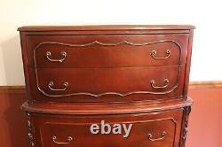 Antique Mahogany Five Drawer Chest