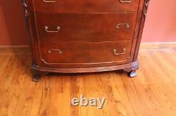 Antique Mahogany Five Drawer Chest