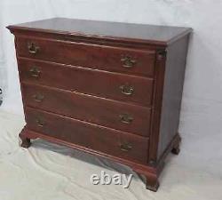 Antique Mahogany Low Chest of Drawers