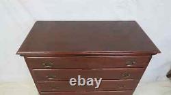 Antique Mahogany Low Chest of Drawers