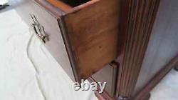 Antique Mahogany Low Chest of Drawers