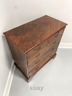 Antique Mid-19th Century Mahogany American Chippendale Bachelor Chest