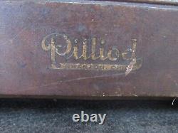 Antique Pilliod Machinist Chest Pilliod Lumber Co Mahogany Wood Leather 7 Drawer