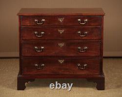 Antique Small Georgian Mahogany Chest of Drawers c. 1780