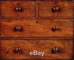 Antique Small Mahogany Chest of Drawers c. 1830