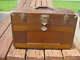Antique Starrett Brand Mahogany Wood Machinist Tool Box Chest Made by Gerstner