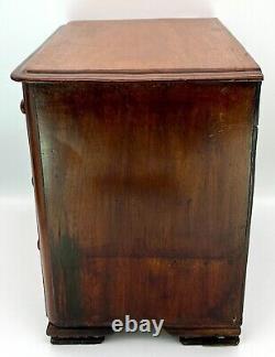 Antique Three Drawer Collectors Chest Table top Drawers Apprentice Piece