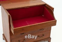Antique Victorian/Edwardian Mahogany Wood Chest of Drawers Sewing/Jewellery Box