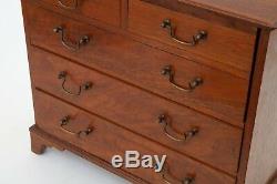 Antique Victorian/Edwardian Mahogany Wood Chest of Drawers Sewing/Jewellery Box