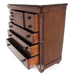 Antique Victorian Mahogany Dresser Chest, Victorian, Scotland, 1875, B908