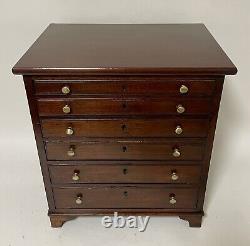 Antique Victorian Miniature Apprentice Sample Chest of Drawers Collectors