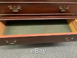 Antique Vintage Lane Mahogany Tall Cedar Chest with Drawer