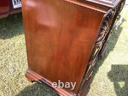 Antique/Vtg Kittinger Solid Mahogany Historic Newport Chest of Drawers Dresser