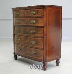 Antique William IV mahogany chest of drawers