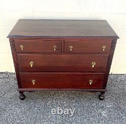 Antique William and Mary Style Mahogany Chest of Drawers by Superior Furniture