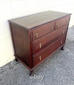 Antique William and Mary Style Mahogany Chest of Drawers by Superior Furniture