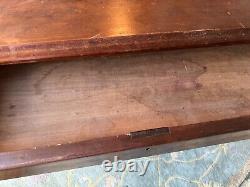 Antique solid wood dresser chest of 4 drawers 42 x 36 bureau vintage furniture