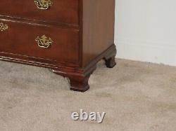 BAKER Furniture Co Chinese Chippendale Mahogany 8 Drawer Tall Chest Highboy
