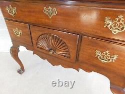 BAKER Mahogany Chippendale Style Highboy Chest 85H
