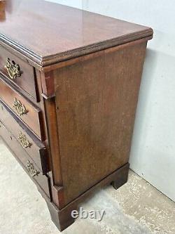 Bachelor's chest of drawers mahogany 1800s antique small chest