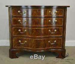 Baker Collector's Edition Stately Homes Mahogany Inlaid Serpentine Chest