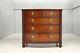 Baker English Mahogany Regency Style Bow Front Chest Of Drawers