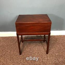 Baker Furniture Georgian Inlaid Mahogany Chest on Stand