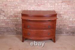 Baker Furniture Georgian Mahogany Chest of Drawers, Newly Refinished
