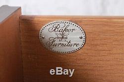 Baker Furniture Georgian Mahogany Four-Drawer Bachelor Chest or Commode