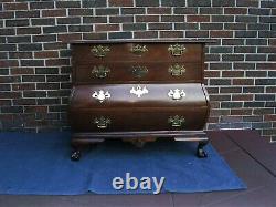 Baker Furniture Mahogany Chippendale Bombe Chest