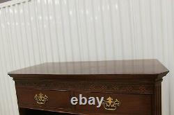 Baker Furniture Solid Mahogany Chippendale Style Chest On Chest