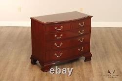 Baker Georgian Style Mahogany Serpentine Chest of Drawers